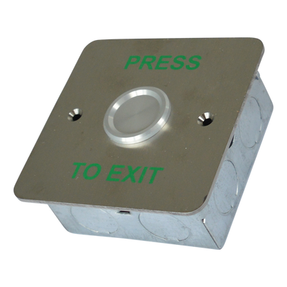 ALPRO Waterproof Exit Button 1 Gang - Aluminium