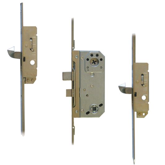 FIX 2025 Lever Operated 105PZ Latch & Deadbolt Scandinavian Cylinder - 2 Deadbolt 50/105 Right Handed