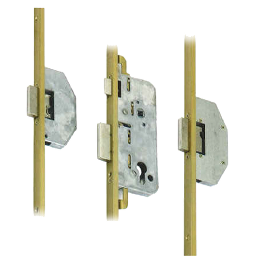 UCEM Lever Operated Latch & Deadbolt - 2 Deadbolt 50/85