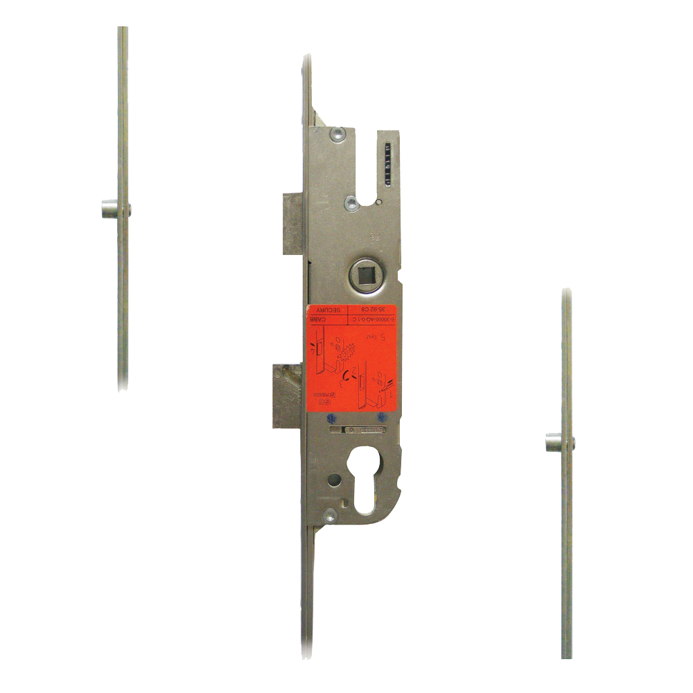 GU Secury Lever Operated Latch & Deadbolt Attachment For Shootbolts - 2 Roller 28/92