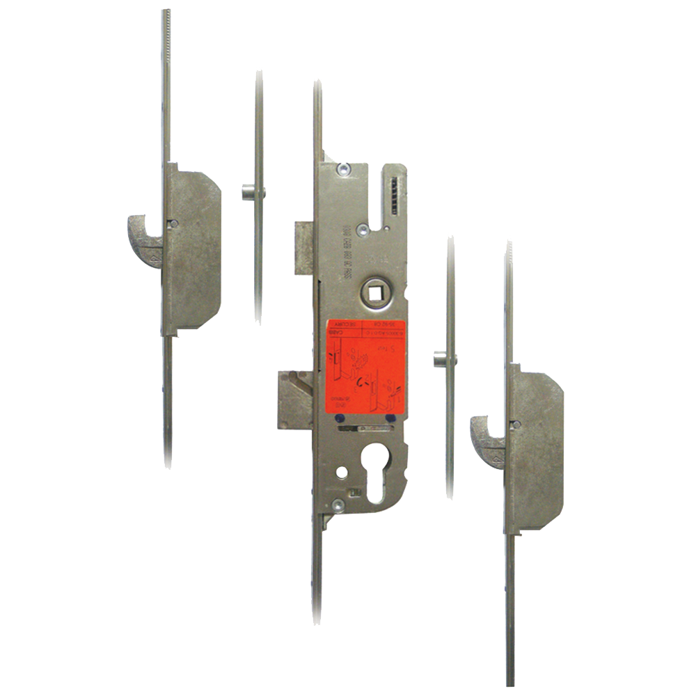 GU Europa Inboard Lever Operated Latch & Deadbolt Single Spindle - 2 Hook & 2 Roller 35/92