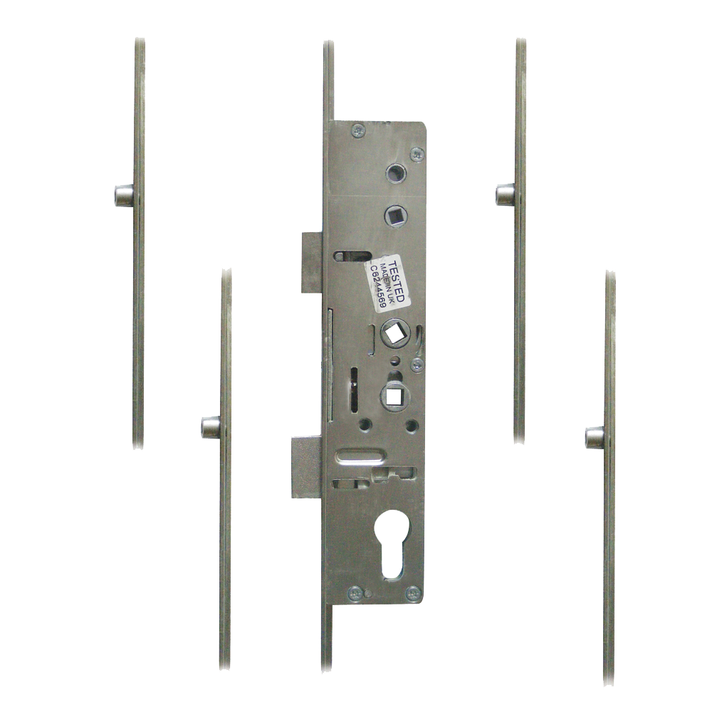 MILA Master Lever Operated Latch & Deadbolt Twin Spindle - 4 Roller 35/92-62