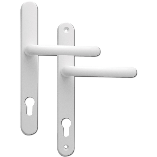 FAB & FIX Ashford 92/62PZ Offset Lever/Lever UPVC Furniture White