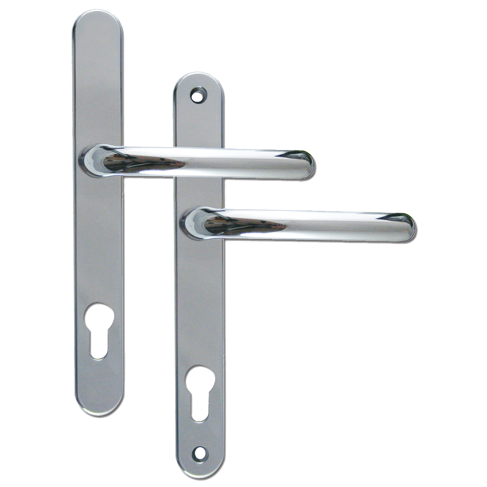 FAB & FIX Balmoral 92PZ Lever/Lever UPVC Furniture Silver