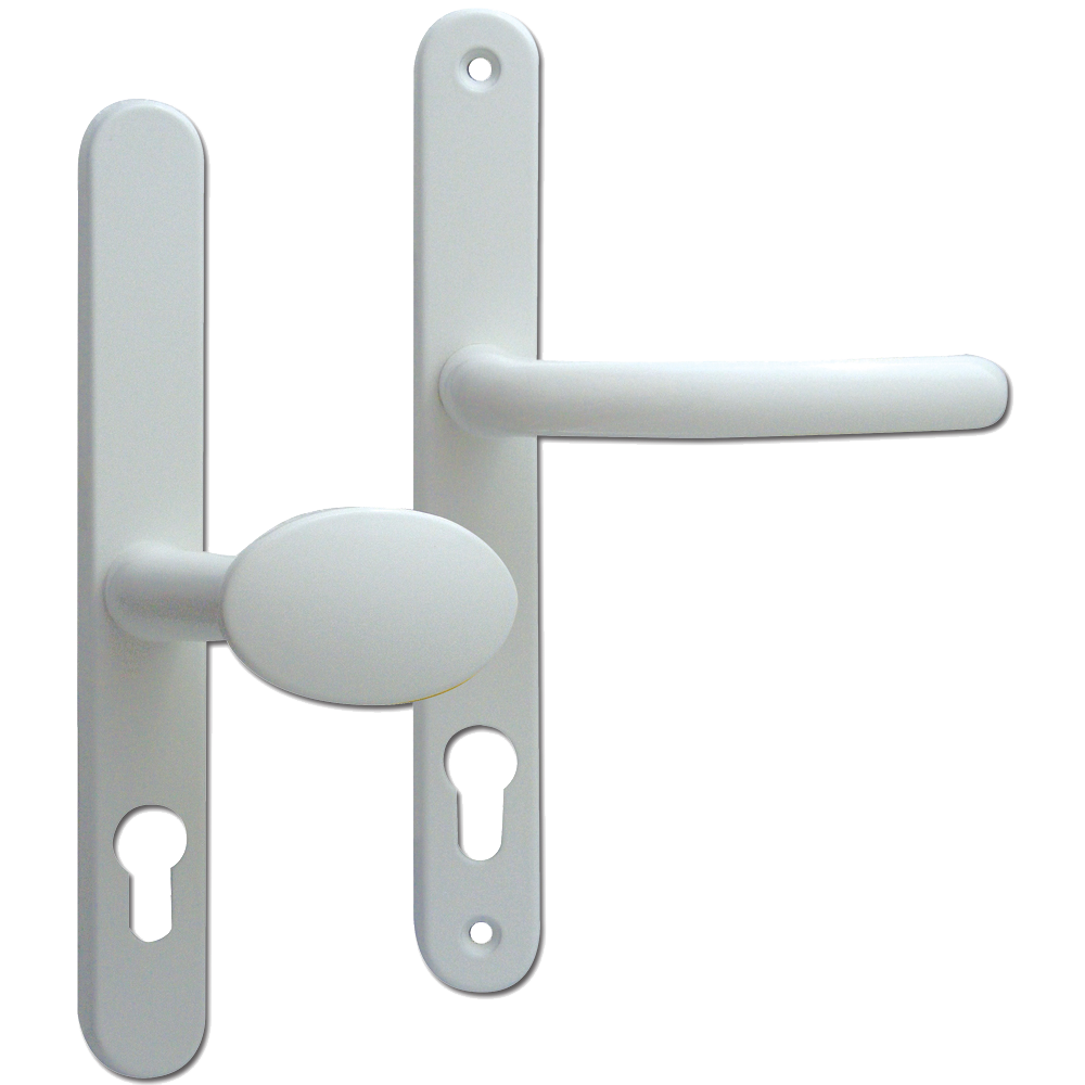 FAB & FIX 92/62PZ Offset Lever/Pad UPVC Furniture - Ashford White