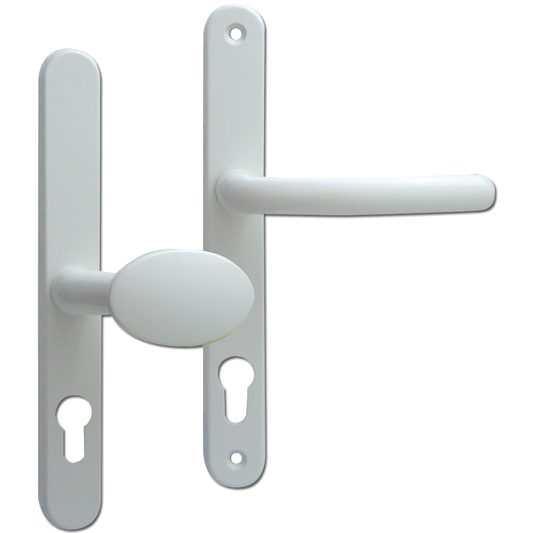 FAB & FIX 92/62PZ Offset Lever/Pad UPVC Furniture - Ashford White