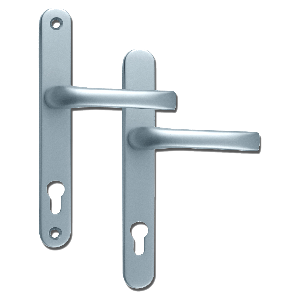 MILA Prolinea 92 Lever/Lever UPVC Furniture - 240mm Backplate Chrome Plated