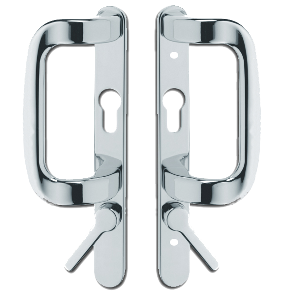 YALE Sparta Patio Door Handle With Levers - Euro Chrome Plated