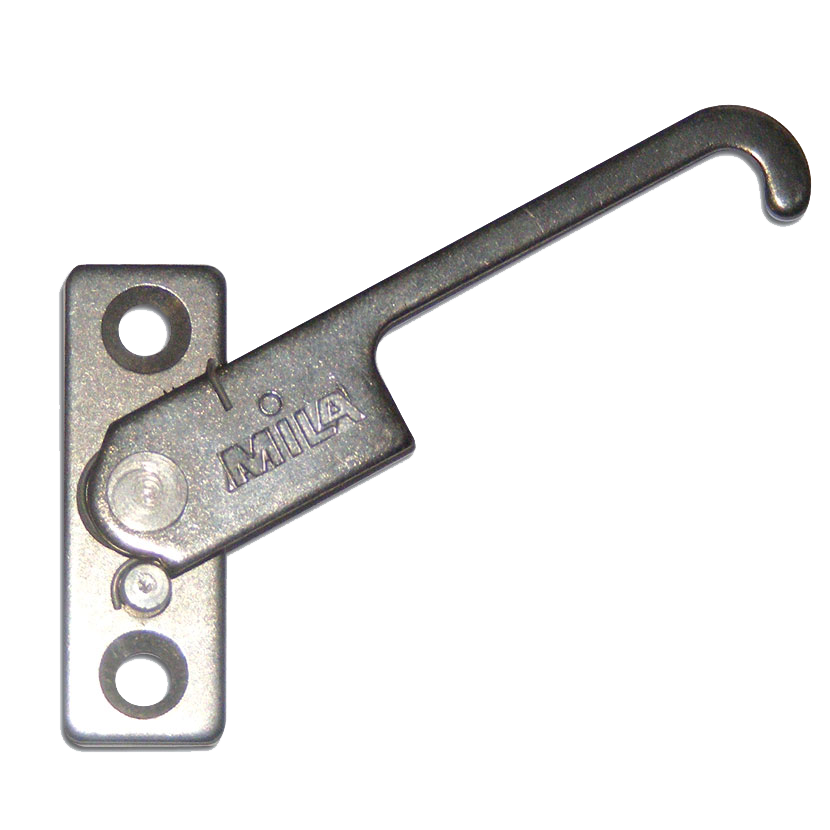 MILA Standard UPVC Window Restrictor Catch 50mm Right Handed - Zinc Plated