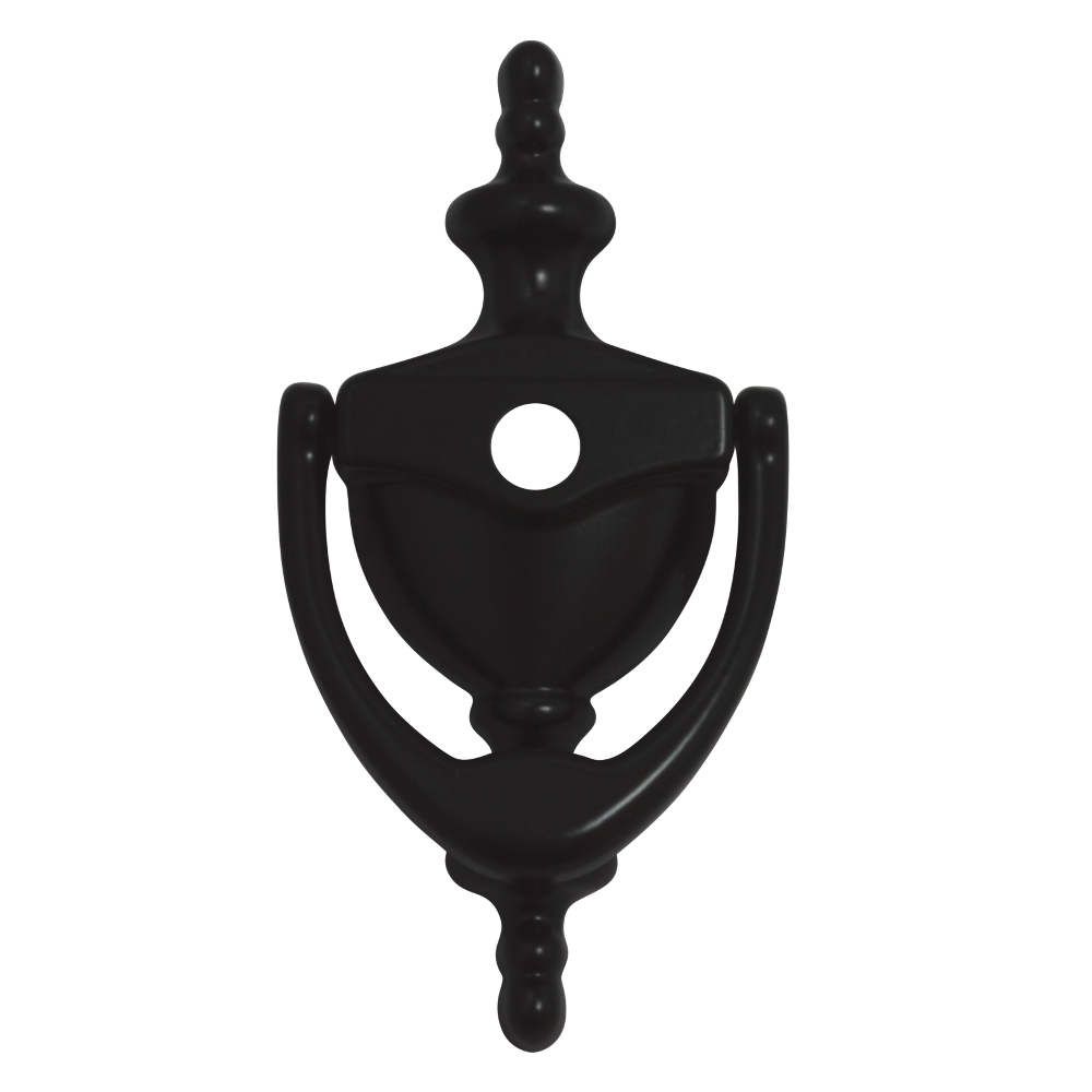 AVOCET Door Knocker Cut For Viewer Black