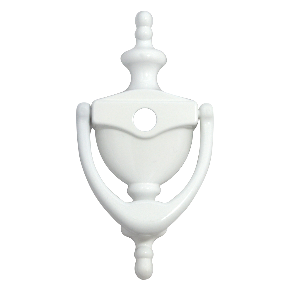 AVOCET Door Knocker Cut For Viewer White