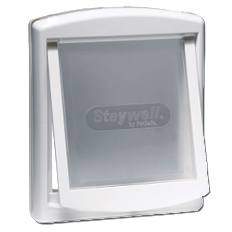 STAYWELL Pet Door 700 Series Cat Flap 198mm X 236mm - White