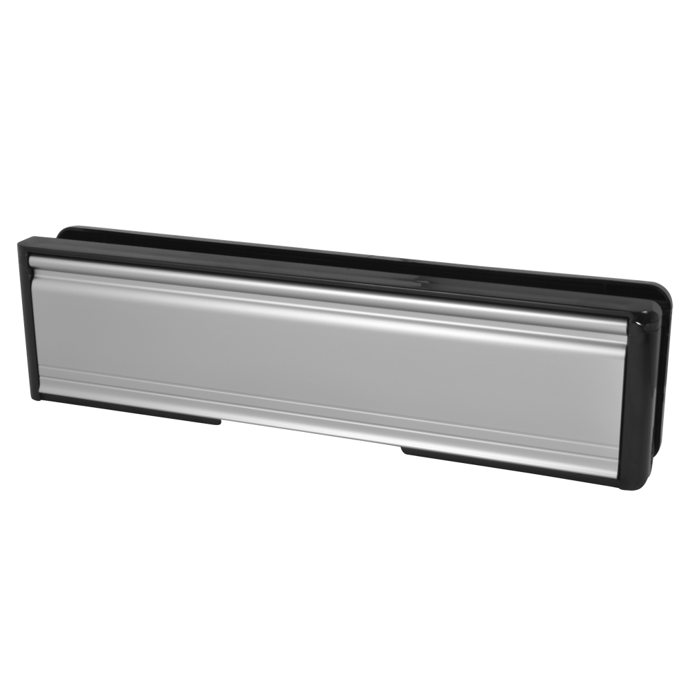 WELSEAL UPVC Letter Box 20-40 - 265mm Wide Silver