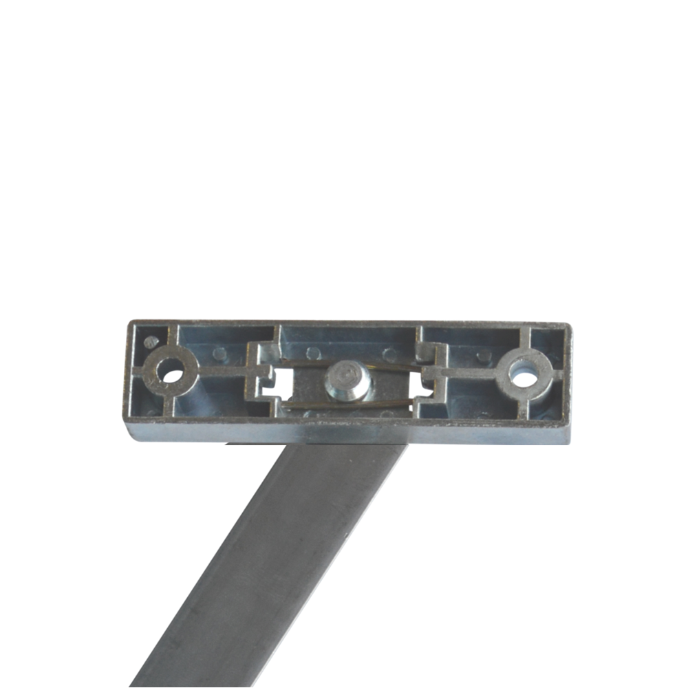 AVOCET 90º Door Restrictor Euro Groove - Zinc Plated