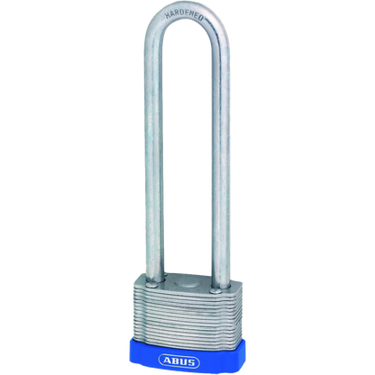 ABUS 41 Series Eterna Laminated Steel Long Shackle Padlock 53mm & 125.5mm Shackle 41/50HB125 - Hardened Steel