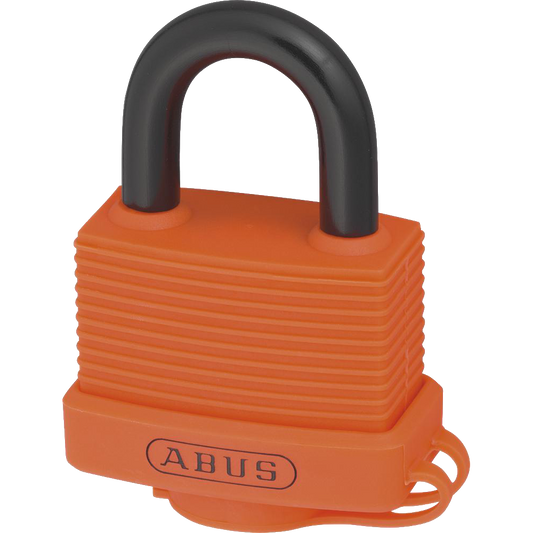 ABUS 70AL Series Aluminium Open Shackle Padlock 53mm Keyed Alike 6401 70AL - Orange