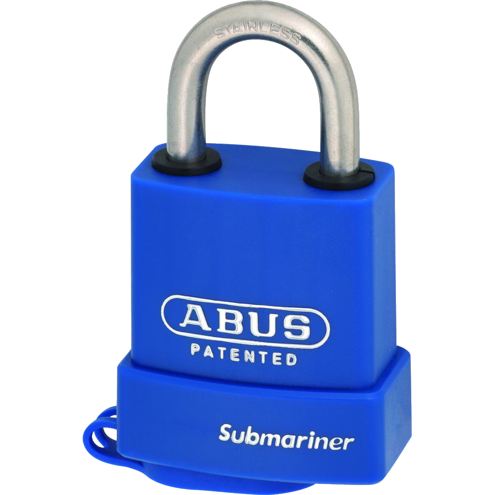 ABUS 83WPIB Series Marine Brass Open Stainless Steel Shackle Padlock 56.5mm Keyed To Differ 83WPIB/53 Pro - Brass