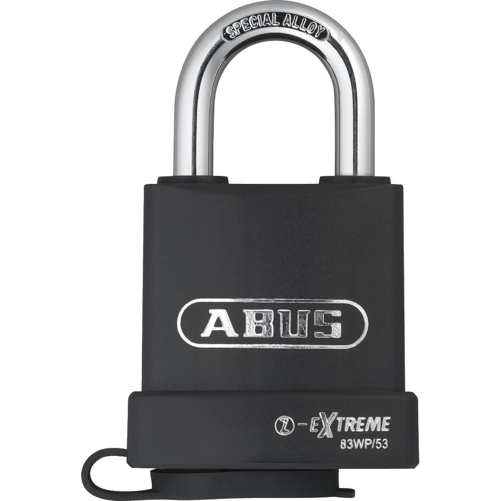 ABUS 83WP Series Weatherproof Steel Open Shackle Padlock 56.5mm Keyed To Differ 83WP/53 Pro - Hardened Steel