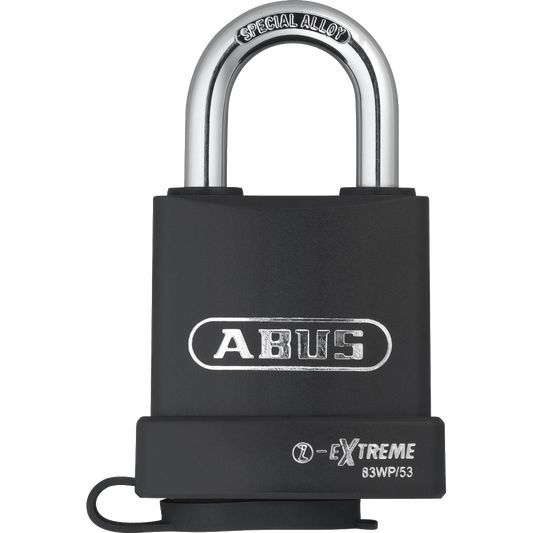 ABUS 83WP Series Weatherproof Steel Open Shackle Padlock 56.5mm Keyed To Differ 83WP/53 Pro - Hardened Steel