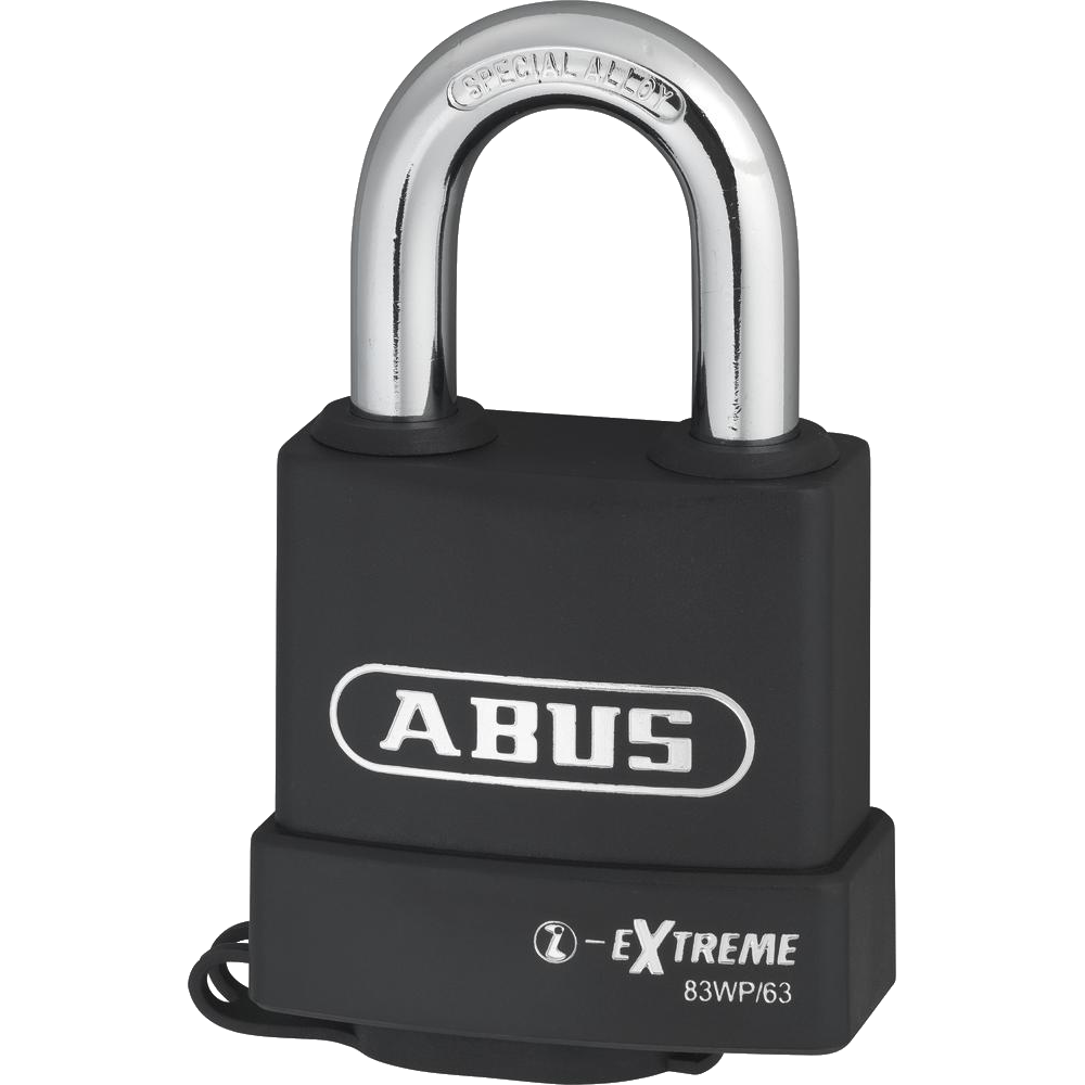 ABUS 83WP Series Weatherproof Steel Open Shackle Padlock 65mm Keyed To Differ 83WP/63 Pro - Hardened Steel