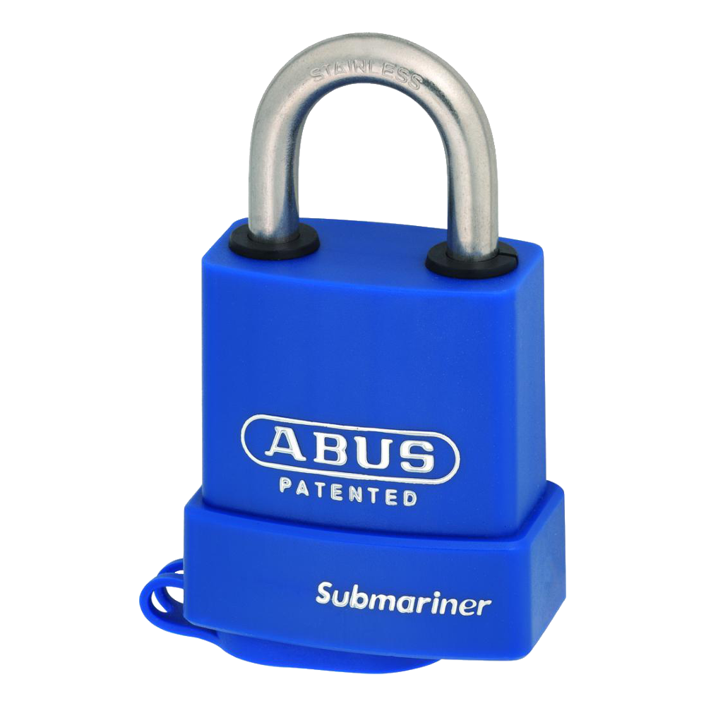 ABUS 83WPIB Series Marine Brass Open Stainless Steel Shackle Padlock 56.5mm Keyed Alike 2745 83WPIB/53 - Brass