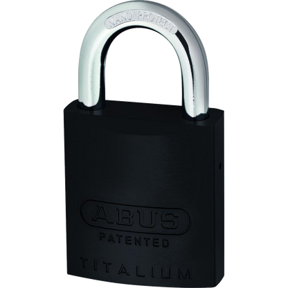 ABUS 83AL Series Colour Coded Aluminium Open Shackle Padlock Without Cylinder 40mm 83AL/40 - Black