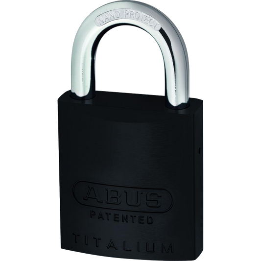 ABUS 83AL Series Colour Coded Aluminium Open Shackle Padlock Without Cylinder 40mm 83AL/40 - Black