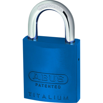 ABUS 83AL Series Colour Coded Aluminium Open Shackle Padlock Without Cylinder 40mm 83AL/40 - Blue