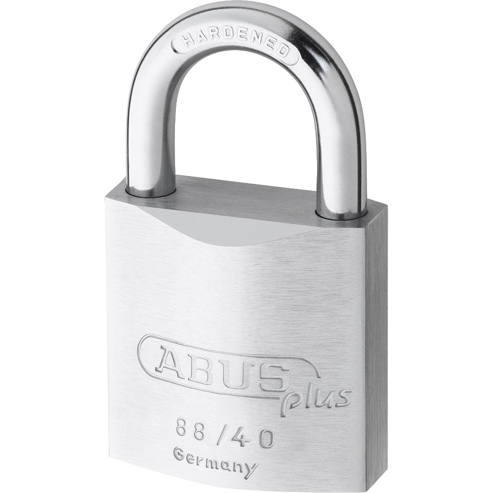 ABUS 88 Series Plus Brass Open Shackle Padlock 40mm Keyed to Differ 88/40 Pro - Brass