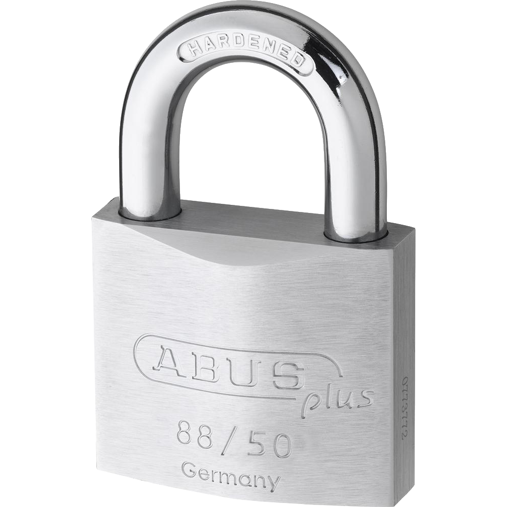 ABUS 88 Series Plus Rekeyable Brass Open Shackle Padlock 50mm Keyed to Differ 88RK/50 Pro - Brass