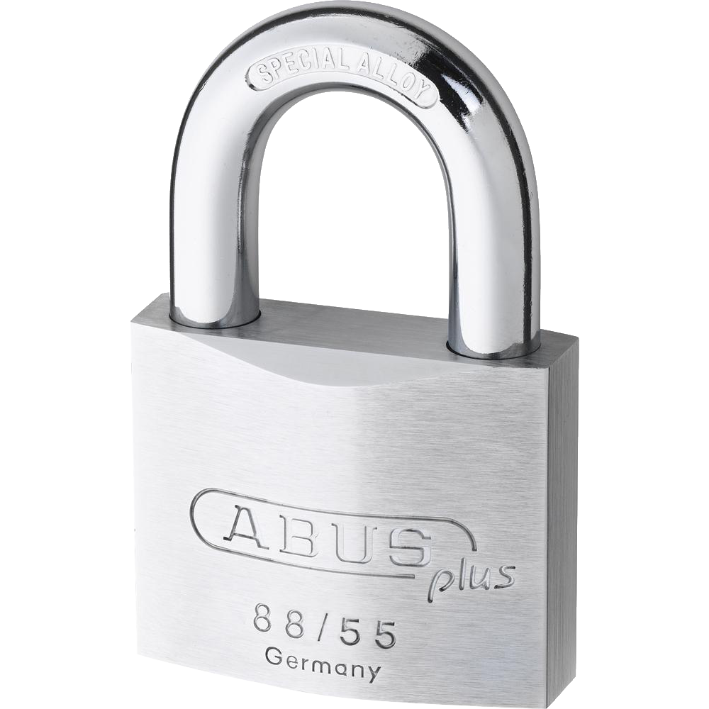 ABUS 88 Series Plus Rekeyable Brass Open Shackle Padlock 55mm Keyed to Differ 88RK/55 - Brass