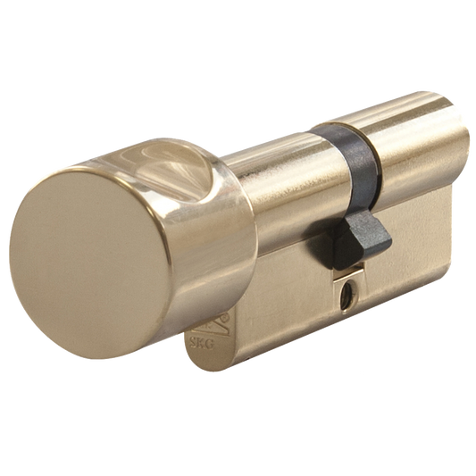 ABUS KE60 Series Euro Key & Turn KD Cylinder 70mm 35/T35 30/10/T30 Keyed To Differ Pro - Polished Brass