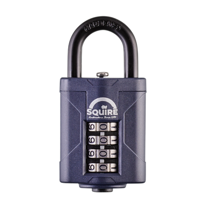 SQUIRE CP40 Series Recodable 40mm Combination Padlock Open Shackle Pro - Black