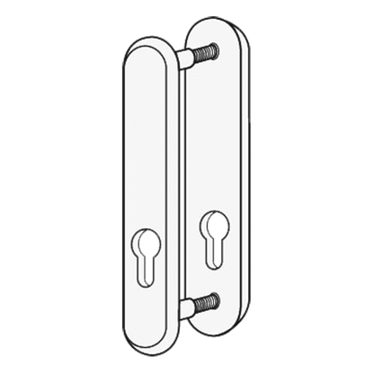 KICKSTOP 9600 188mm LockGuard Euro - Chrome Plated