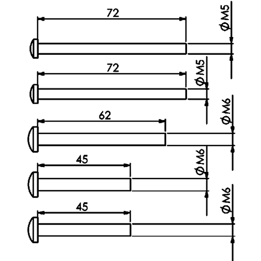 YALE FPS Keyfree Fixing Pack C Max 60mm Thickness