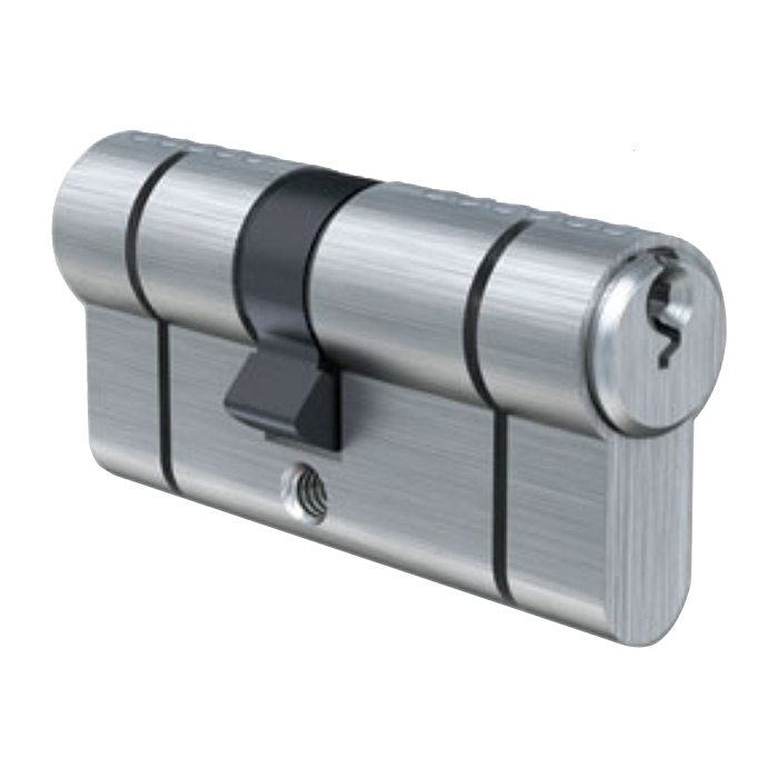 EVVA A5 Snap Resistant Euro Double Cylinder (PBP) 68mm 27-41 22-10-36 Keyed To Differ - Nickel Plated