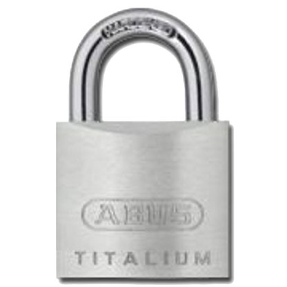 ABUS Titalium 54TI Series Open Shackle Padlock 30mm Keyed To Differ 54TI/30 Pro - Silver