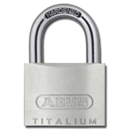 ABUS Titalium 54TI Series Open Shackle Padlock 40mm Keyed To Differ 54TI/40 Pro - Silver