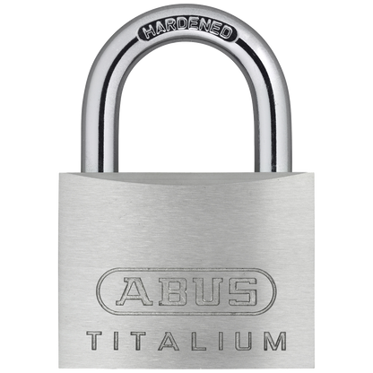 ABUS Titalium 54TI Series Open Shackle Padlock 50mm Keyed To Differ 54TI/50 Pro - Silver