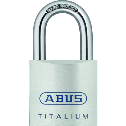 ABUS Titalium 80TI Series Open Shackle Padlock 45mm Keyed To Differ 80TI/45 Pro - Silver