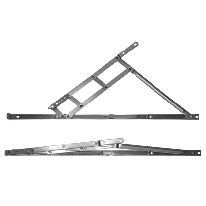 SECURISTYLE Defender Restricted Friction Hinge Top Hung 13mm 500mm 20 Inch - Stainless Steel