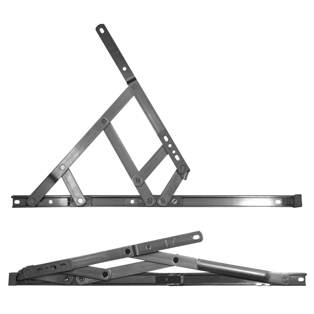 SECURISTYLE Defender Restricted Friction Hinge Side Hung 13mm 400mm 16 Inch Right Handed - Stainless Steel