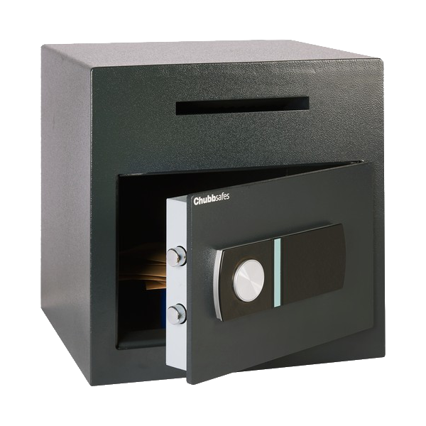 CHUBBSAFES Sigma Deposit Safe £1.5K Rated 2E 375mm X 375mm x 350 33Kg - Dark Grey