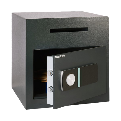 CHUBBSAFES Sigma Deposit Safe £1.5K Rated 2E 375mm X 375mm x 350 33Kg - Dark Grey