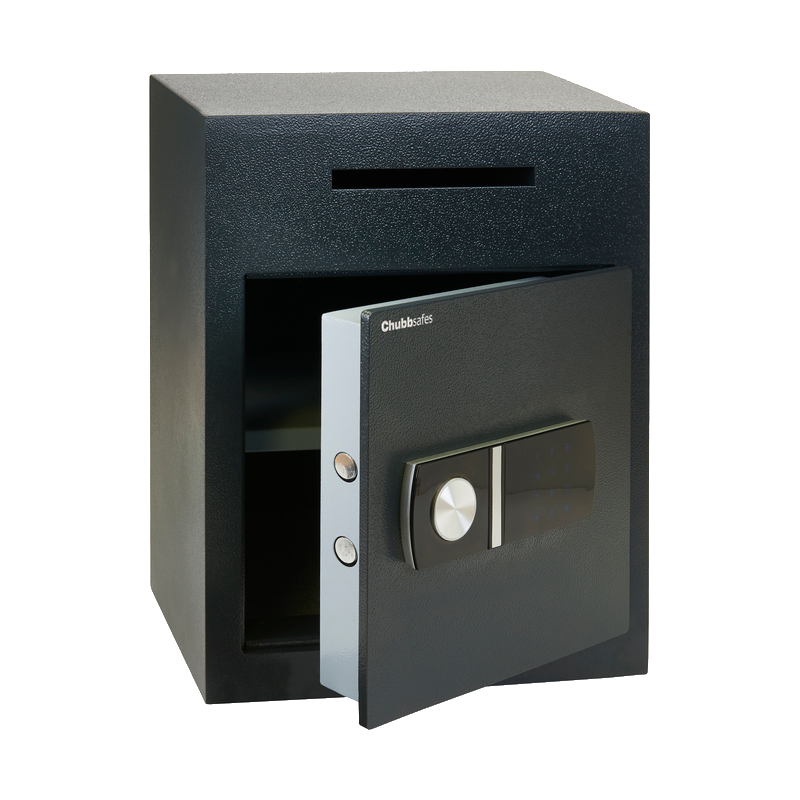 CHUBBSAFES Sigma Deposit Safe £1.5K Rated 3E 475mm X 375mm x 350 38Kg - Dark Grey