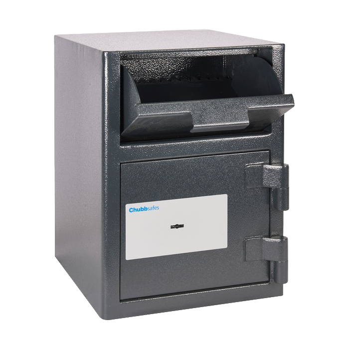 CHUBBSAFES Omega Deposit Safe £3K Rated 1K 455mm X 340mm x 380 54Kg - Dark Grey