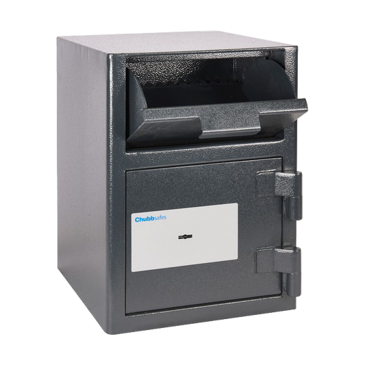 CHUBBSAFES Omega Deposit Safe £3K Rated 1K 455mm X 340mm x 380 54Kg - Dark Grey