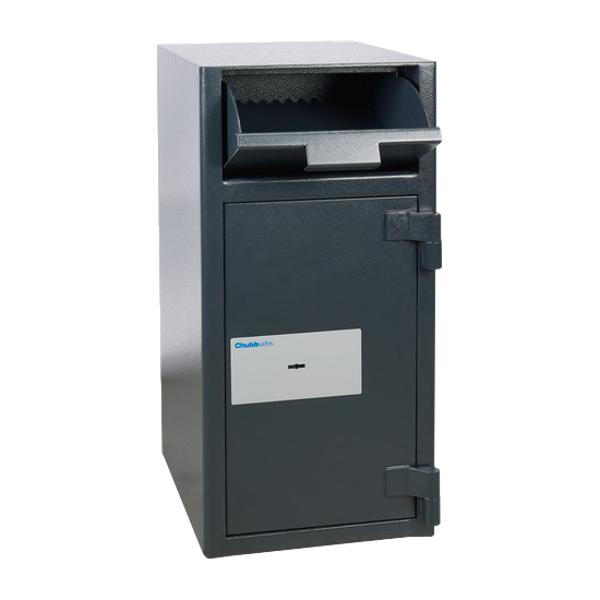 CHUBBSAFES Omega Deposit Safe £3K Rated 2K 698mm X 340mm x 380 75Kg - Dark Grey