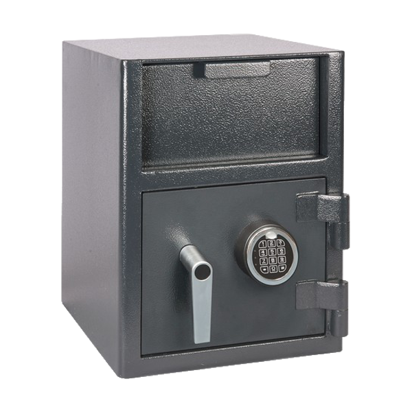 CHUBBSAFES Omega Deposit Safe £3K Rated 1E 455mm X 340mm x 380 54Kg - Dark Grey