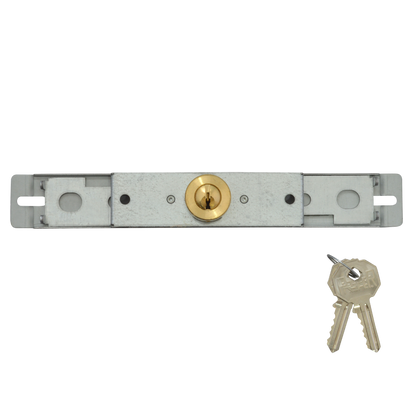 ILS Prefer Extra Slimline 3227 Centre Shutter Lock 210mm x 31mm 196mm ILS.3227 - Polished Brass